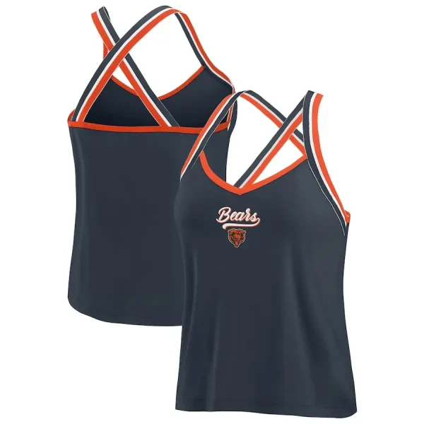 Chicago Bears Women's Cross Strap Tri-Blend Tank Top