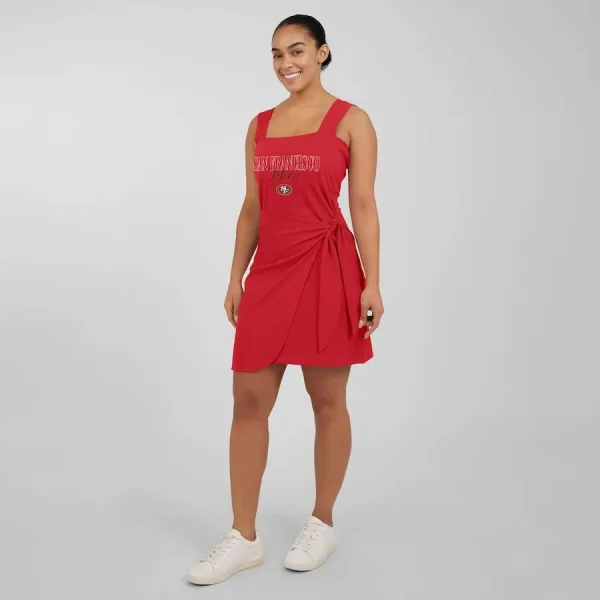 San Francisco 49ers Women's Wrap Dress - Image 2
