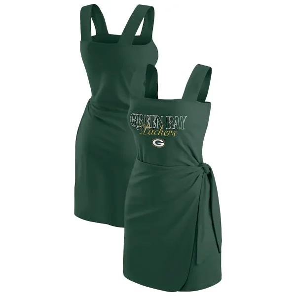 Green Bay Packers Women's Wrap Dress