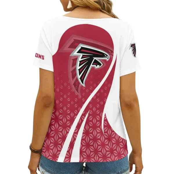Atlanta Falcons Summer New Women's Short Sleeve T-shirt 3D Trending 2025 AGCWTS899 - Image 2