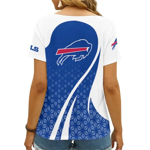Buffalo Bills Summer New Women's Short Sleeve T-shirt 3D Trending 2025 AGCWTS901 - Image 2