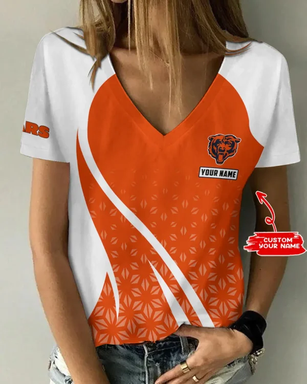Chicago Bears Summer New Women's Short Sleeve T-shirt 3D Trending 2025 AGCWTS903