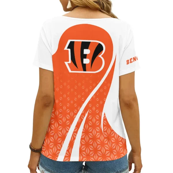 Cincinnati Bengals Summer New Women's Short Sleeve T-shirt 3D Trending 2025 AGCWTS904 - Image 2