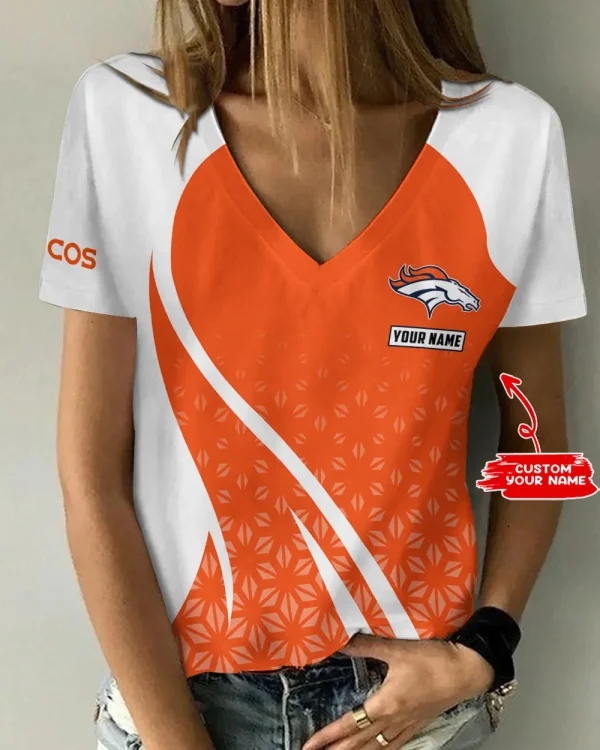 Denver Broncos Summer New Women's Short Sleeve T-shirt 3D Trending 2025 AGCWTS907