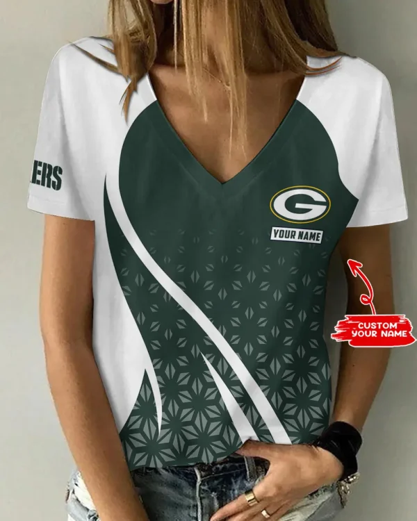 Green Bay Packers Summer New Women's Short Sleeve T-shirt 3D Trending 2025 AGCWTS909