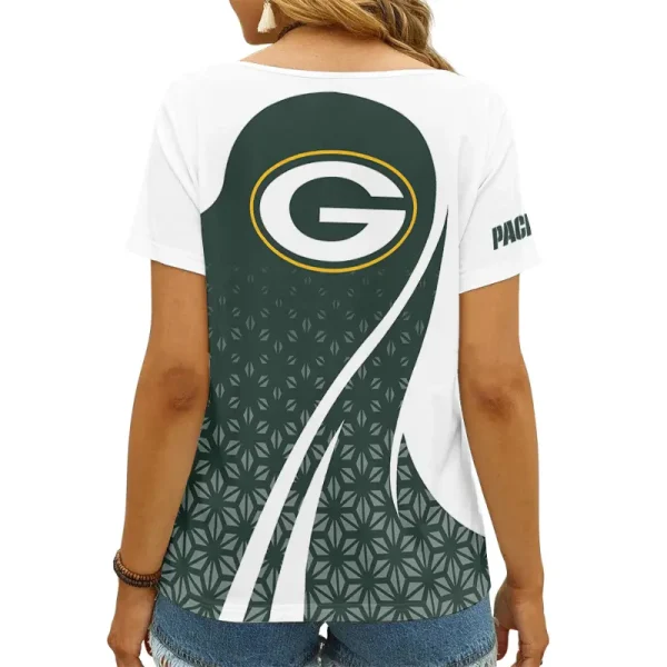 Green Bay Packers Summer New Women's Short Sleeve T-shirt 3D Trending 2025 AGCWTS909 - Image 2