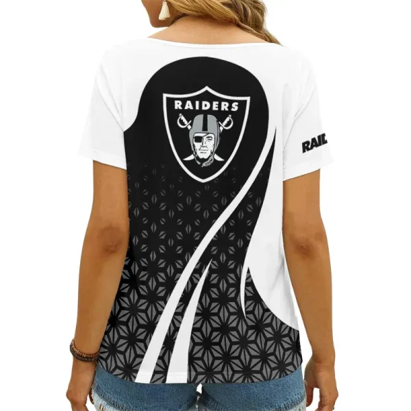 Las Vegas Raiders Summer New Women's Short Sleeve T-shirt 3D Trending 2025 AGCWTS914 - Image 2