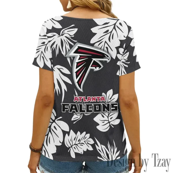 Atlanta Falcons Summer New Women's Short Sleeve T-shirt 3D Trending 2025 AGCWTS931 - Image 2