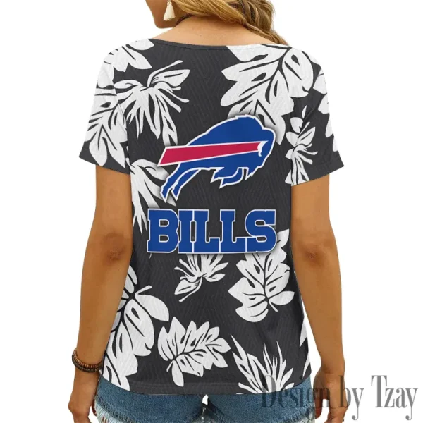 Buffalo Bills Summer New Women's Short Sleeve T-shirt 3D Trending 2025 AGCWTS933 - Image 2