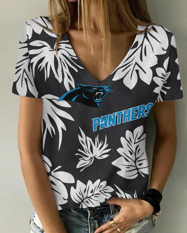 Carolina Panthers Summer New Women's Short Sleeve T-shirt 3D Trending 2025 AGCWTS934