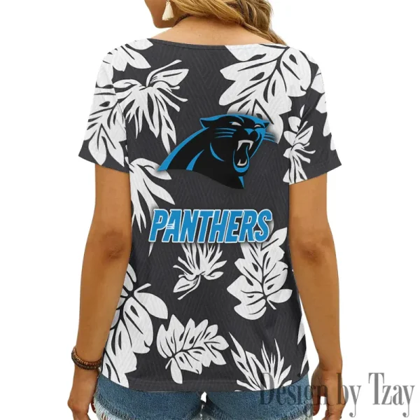Carolina Panthers Summer New Women's Short Sleeve T-shirt 3D Trending 2025 AGCWTS934 - Image 2