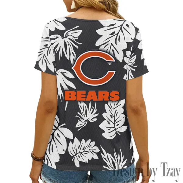 Chicago Bears Summer New Women's Short Sleeve T-shirt 3D Trending 2025 AGCWTS935 - Image 2