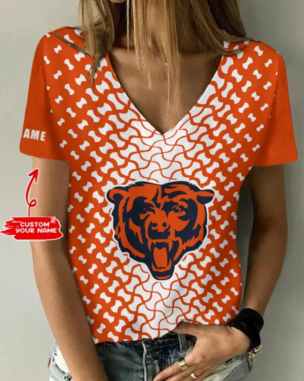 Chicago Bears Summer New Women's Short Sleeve T-shirt 3D Trending 2025 AGCWTS941