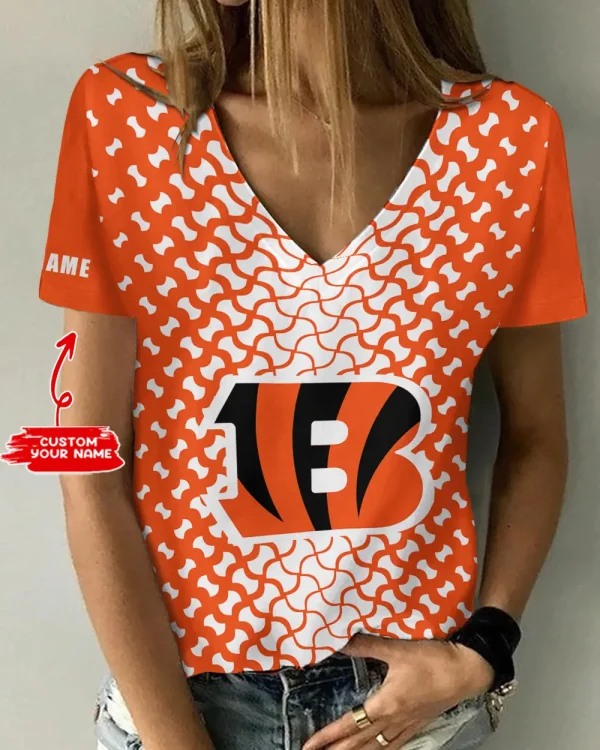 Cincinnati Bengals Summer New Women's Short Sleeve T-shirt 3D Trending 2025 AGCWTS942