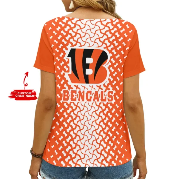 Cincinnati Bengals Summer New Women's Short Sleeve T-shirt 3D Trending 2025 AGCWTS942 - Image 2
