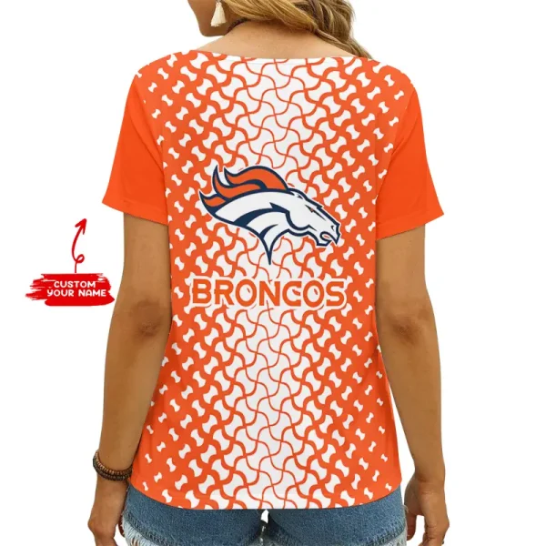 Denver Broncos Summer New Women's Short Sleeve T-shirt 3D Trending 2025 AGCWTS945 - Image 2