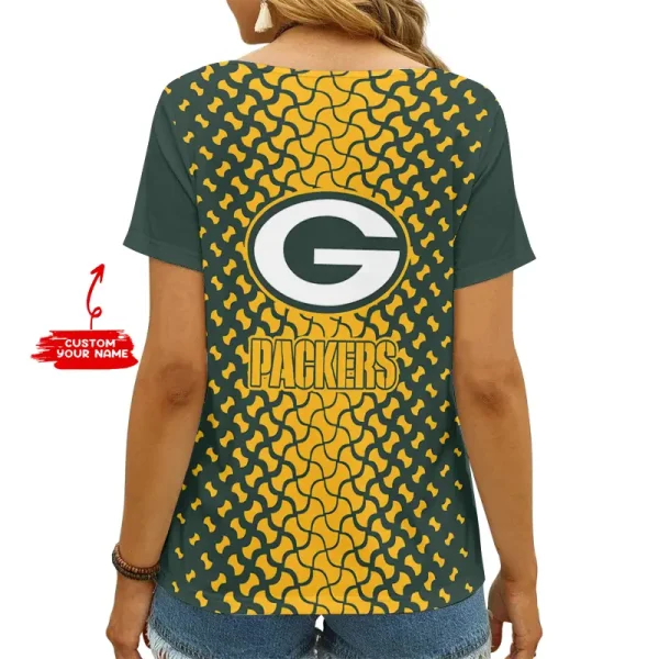 Green Bay Packers Summer New Women's Short Sleeve T-shirt 3D Trending 2025 AGCWTS947 - Image 2