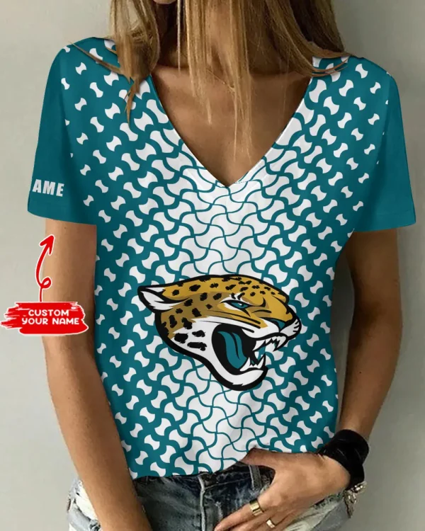Jacksonville Jaguars Summer New Women's Short Sleeve T-shirt 3D Trending 2025 AGCWTS950