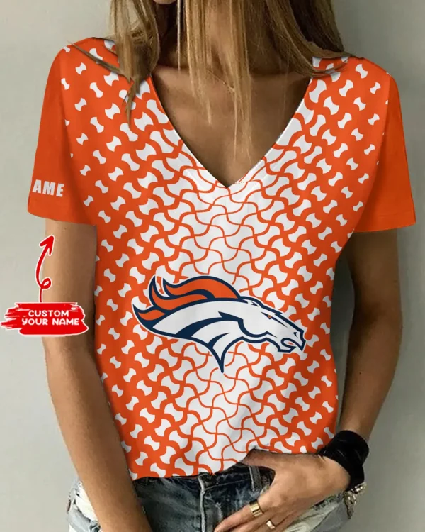 Denver Broncos Summer New Women's Short Sleeve T-shirt 3D Trending 2025 AGCWTS945
