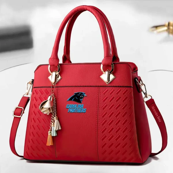 Carolina Panthers Deluxe Beclina Handbag For Women 2025 Versions - Image 3