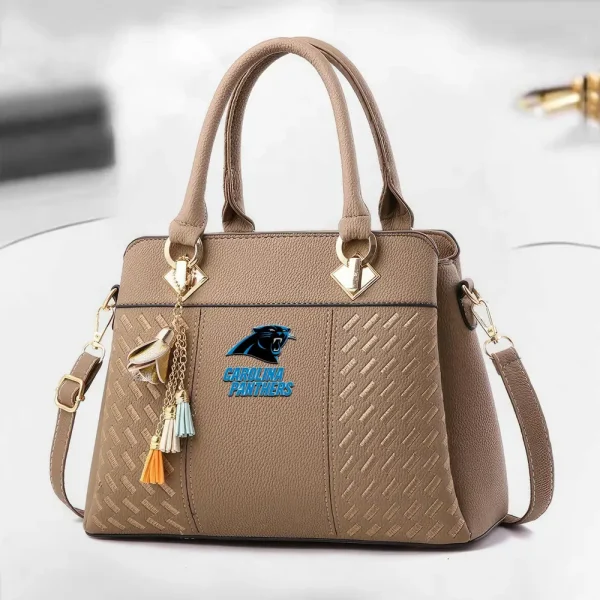 Carolina Panthers Deluxe Beclina Handbag For Women 2025 Versions - Image 4