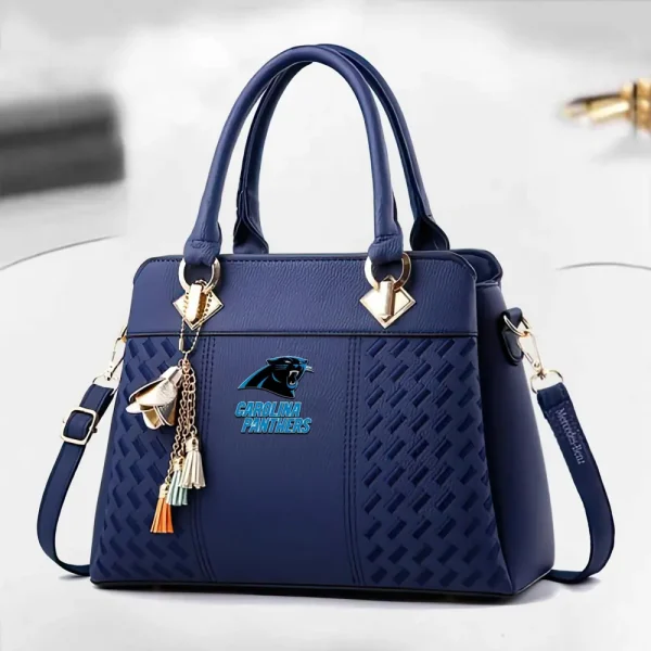Carolina Panthers Deluxe Beclina Handbag For Women 2025 Versions - Image 2