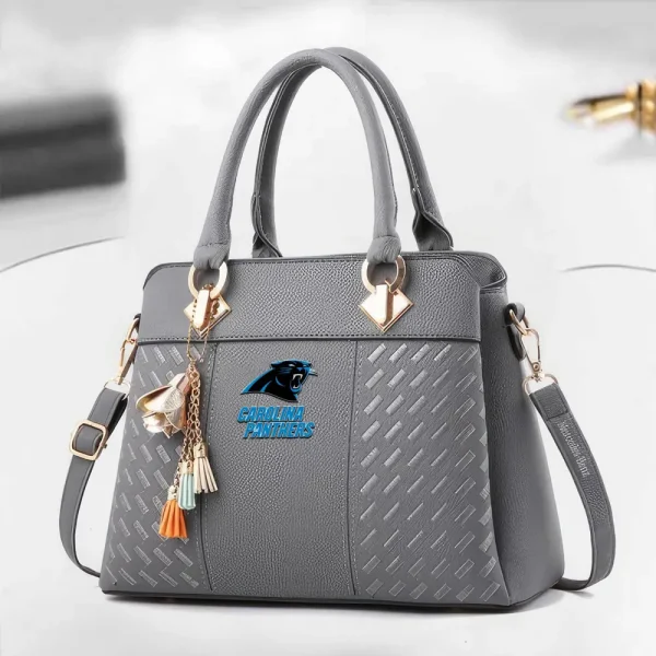 Carolina Panthers Deluxe Beclina Handbag For Women 2025 Versions - Image 5