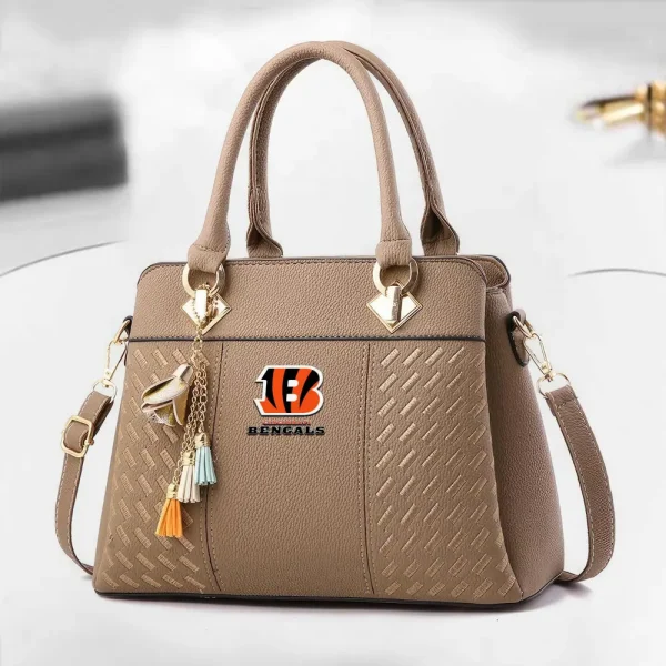 Cincinnati Bengals Deluxe Beclina Handbag For Women 2025 Versions - Image 4