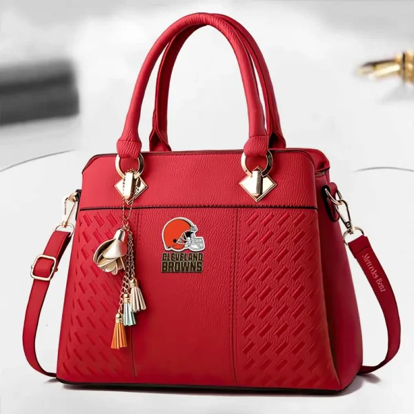 Cleveland Browns Deluxe Beclina Handbag For Women 2025 Versions - Image 3