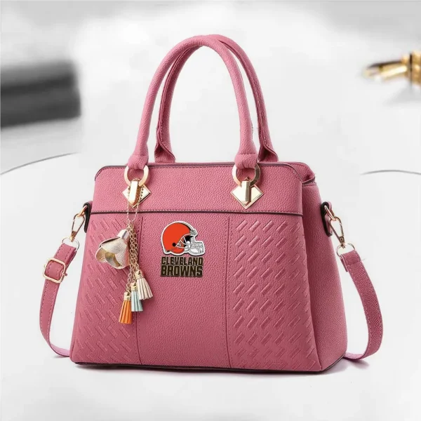 Cleveland Browns Deluxe Beclina Handbag For Women 2025 Versions - Image 6
