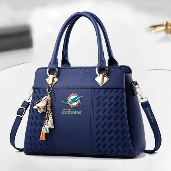 Miami Dolphins Deluxe Beclina Handbag For Women 2025 Versions - Image 4