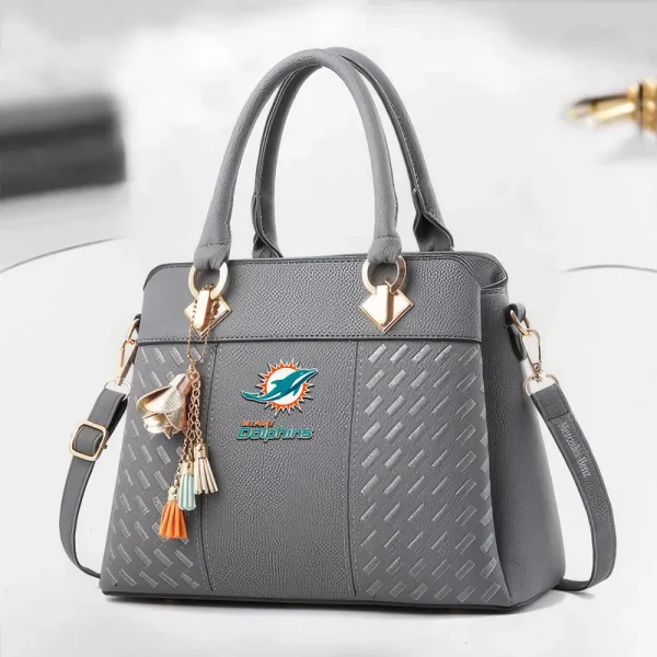 Miami Dolphins Deluxe Beclina Handbag For Women 2025 Versions - Image 5