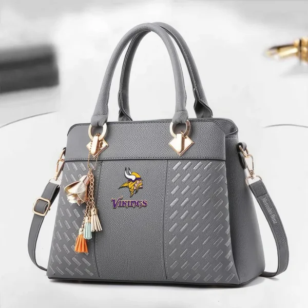 Minnesota Vikings Deluxe Beclina Handbag For Women 2025 Versions - Image 5