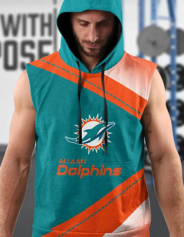 Miami Dolphins Limited Edition Summer Sleeveless Hoodie