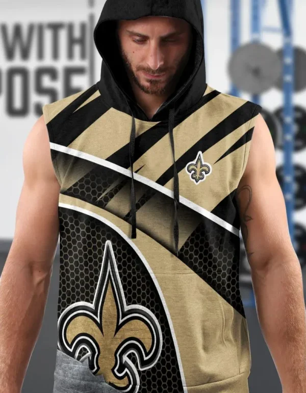 New Orleans Saints Limited Edition Summer Sleeveless Hoodie