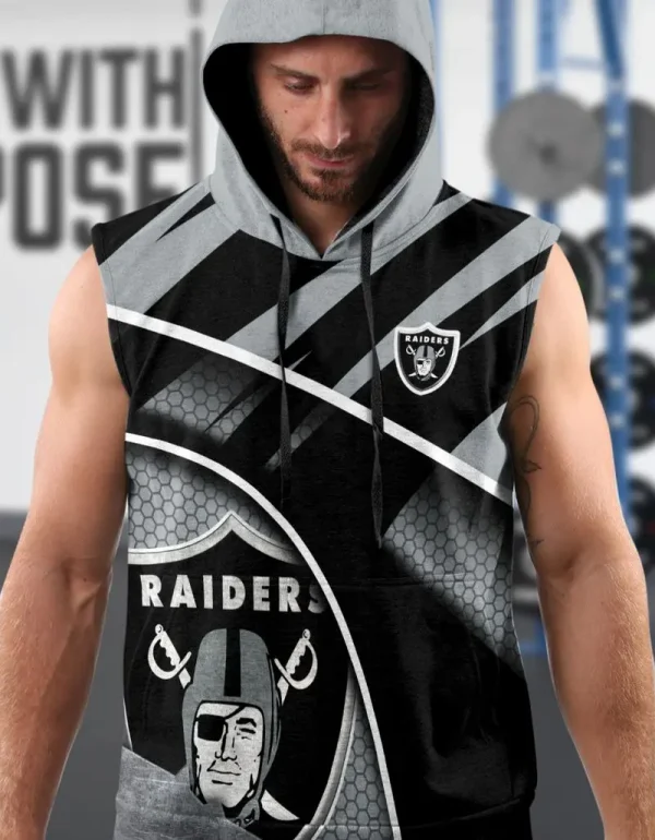 Las Vegas Raiders Limited Edition Summer Sleeveless Hoodie