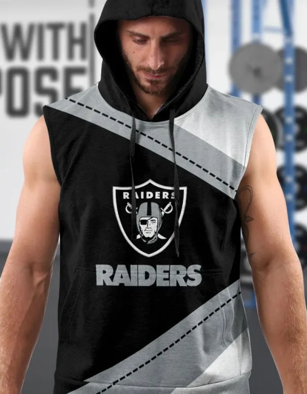 Las Vegas Raiders Limited Edition Summer Sleeveless Hoodie
