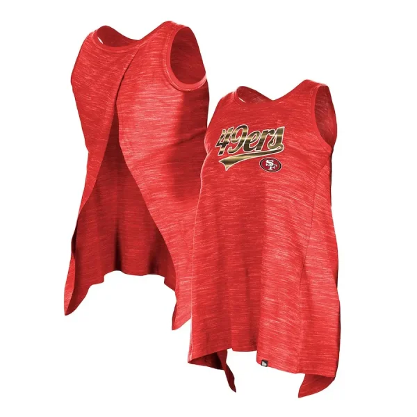 San Francisco 49ers Women's Space Dye Active Tank Top