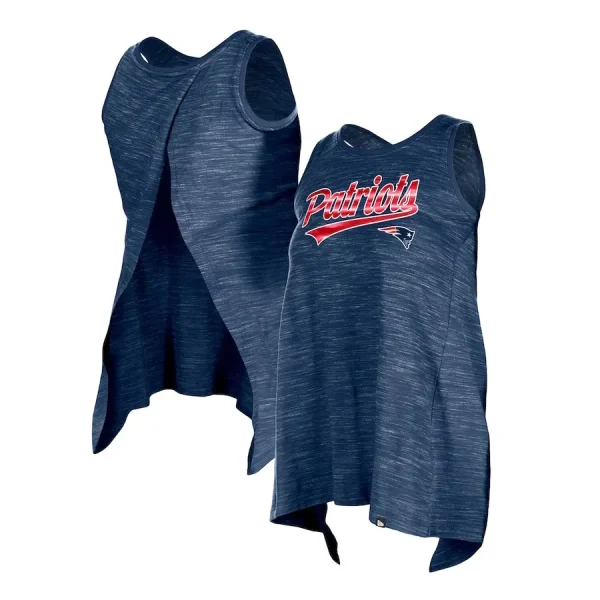New England Patriots Women's Space Dye Active Tank Top