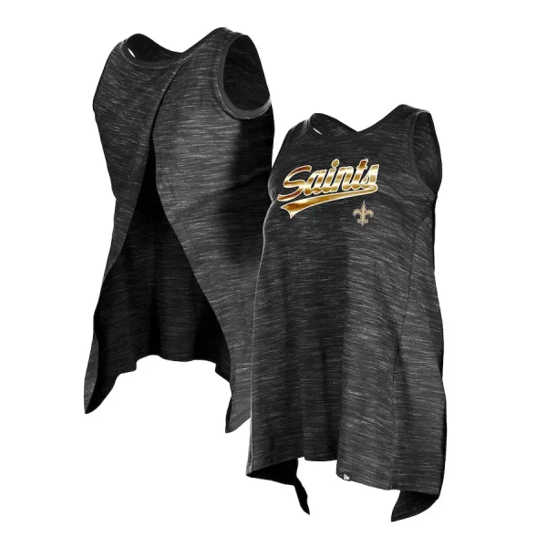 New Orleans Saints Women's Space Dye Active Tank Top