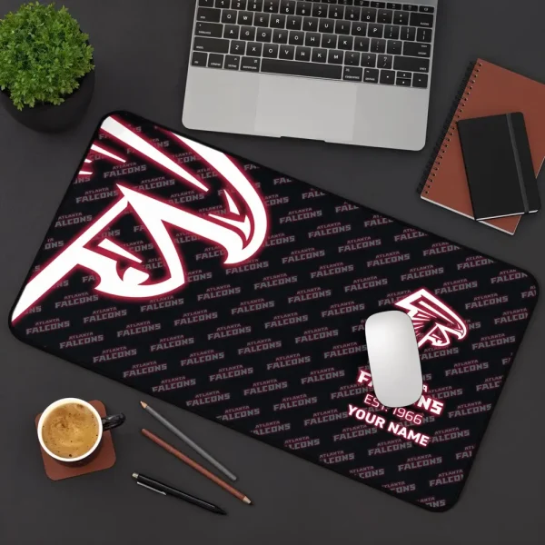 Atlanta Falcons Personalized Mouse Pad Luminous Mouse Mat For Fan