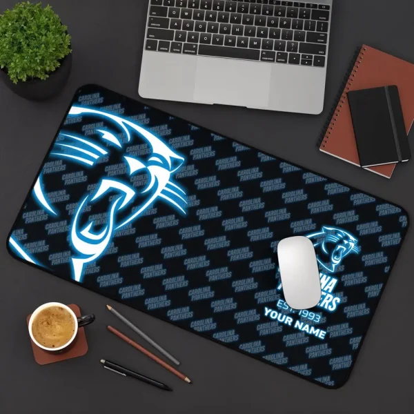 Carolina Panthers Personalized Mouse Pad Luminous Mouse Mat For Fan