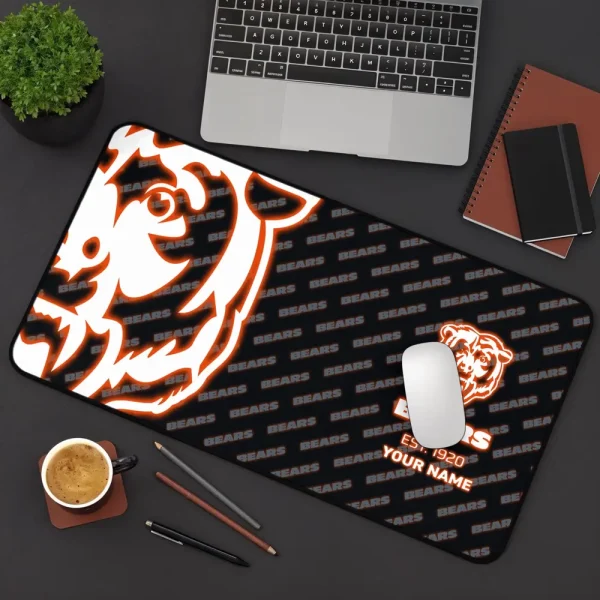 Chicago Bears Personalized Mouse Pad Luminous Mouse Mat For Fan