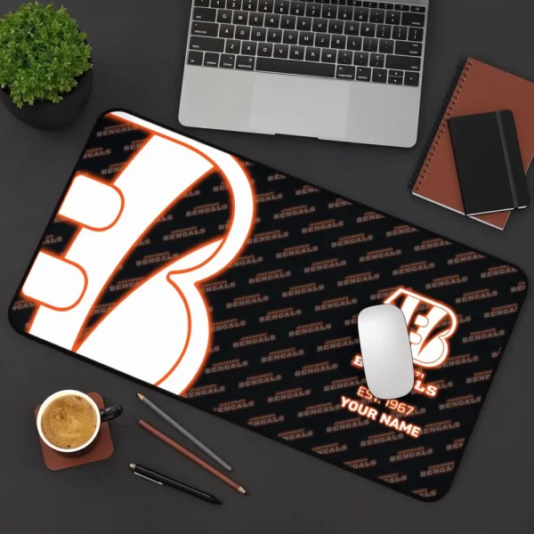 Cincinnati Bengals Personalized Mouse Pad Luminous Mouse Mat For Fan