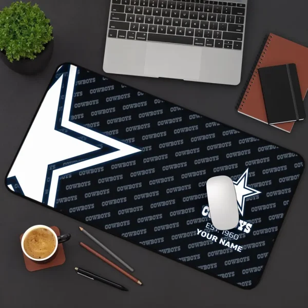 Dallas Cowboys Personalized Mouse Pad Luminous Mouse Mat For Fan
