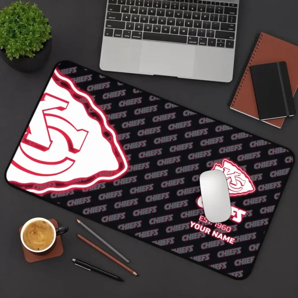 Kansas City Chiefs Personalized Mouse Pad Luminous Mouse Mat For Fan