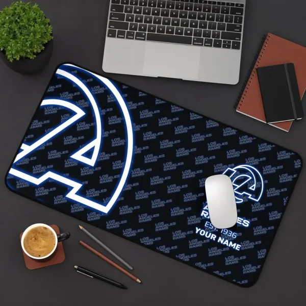 Los Angeles Rams Personalized Mouse Pad Luminous Mouse Mat For Fan