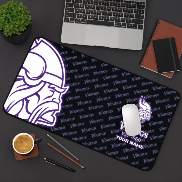 Minnesota Vikings Personalized Mouse Pad Luminous Mouse Mat For Fan