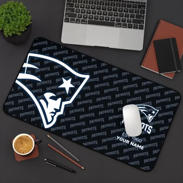 New England Patriots Personalized Mouse Pad Luminous Mouse Mat For Fan