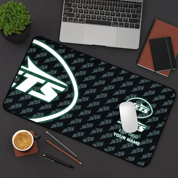 New York Jets Personalized Mouse Pad Luminous Mouse Mat For Fan